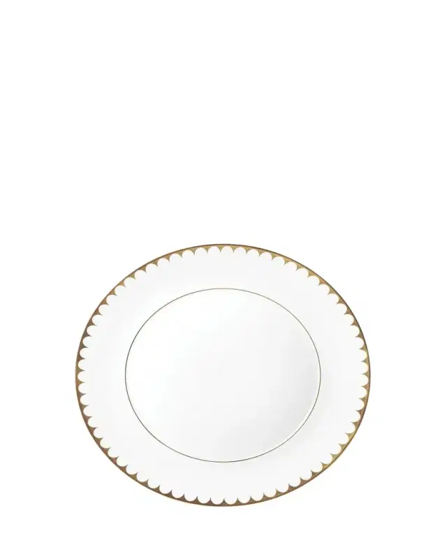 L'Objet Aegean Filet Gold Dinner Plate