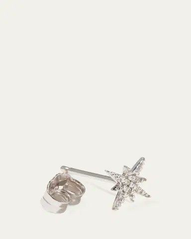 Sydney Evan Starburst Diamond Single Stud Earring | Thumbnail 4