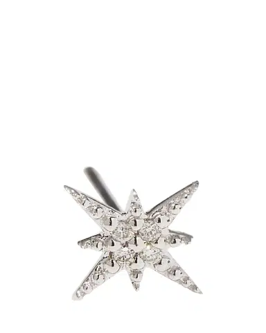 Sydney Evan Starburst Diamond Single Stud Earring | Thumbnail 1