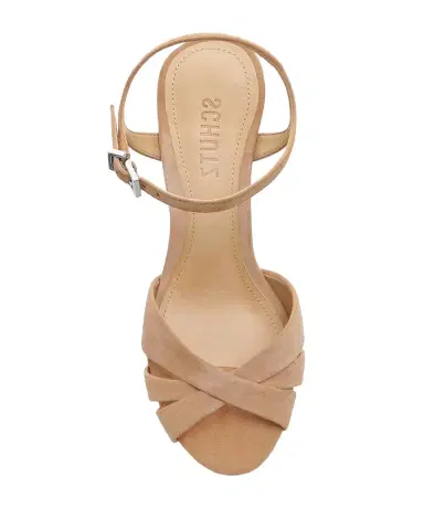 Schutz Keefa Nubuck Ankle-Strap Platform Sandals | Thumbnail 8