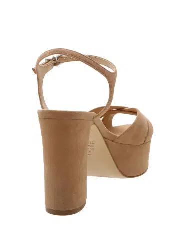 Schutz Keefa Nubuck Ankle-Strap Platform Sandals | Thumbnail 9