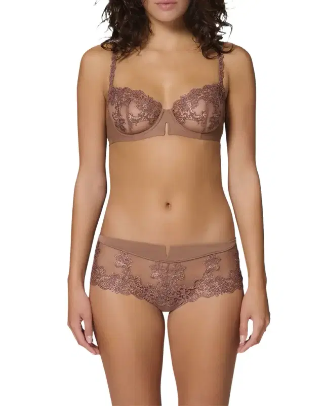 Simone Perele Saga Non-Padded Lace Demi Bra