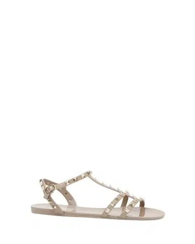Valentino Garavani Rockstud Jelly Flat Gladiator Sandals | Thumbnail 1