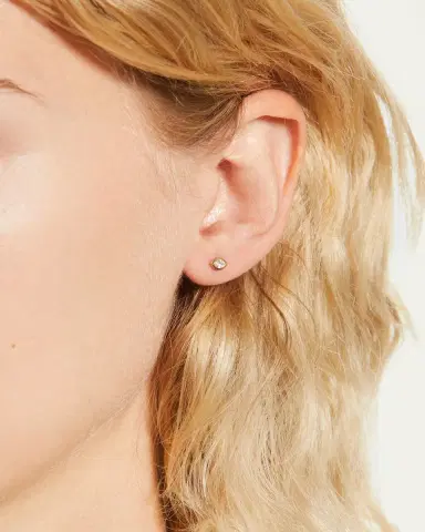 Sydney Evan 14k Diamond Marquise Single Stud Earring | Thumbnail 2 Sydney Evan 14k Diamond Marquise Single Stud Earring | Thumbnail 2