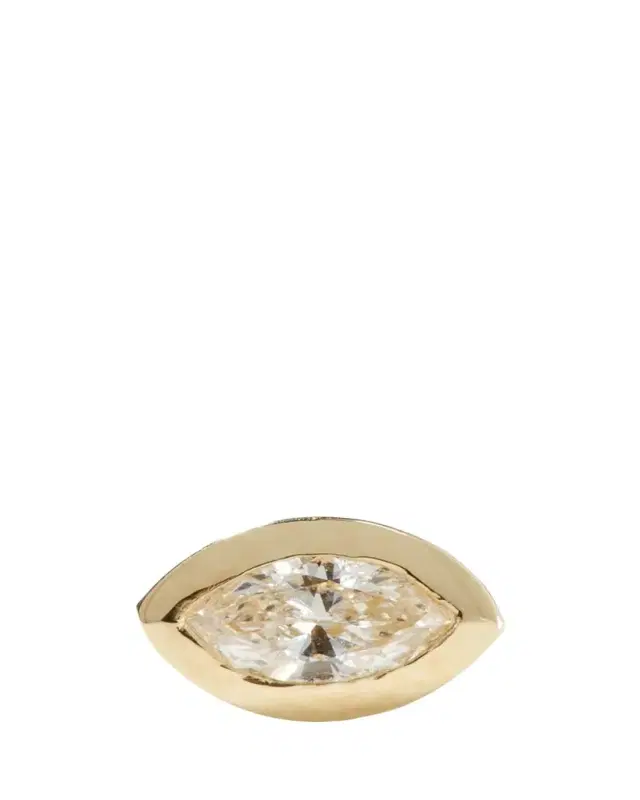 Sydney Evan 14k Diamond Marquise Single Stud Earring
