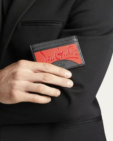 Christian Louboutin Men's Kios Red Sole Empire Card Case | Thumbnail 2