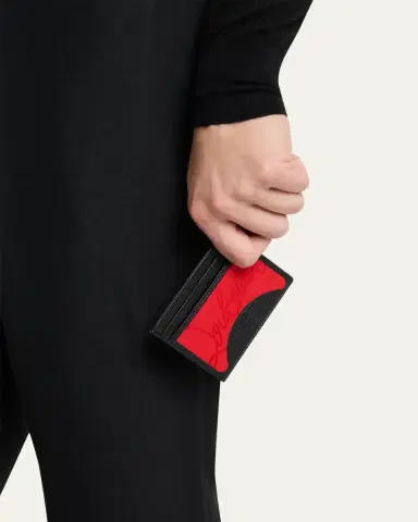 Christian Louboutin Men's Kios Red Sole Empire Card Case | Thumbnail 4
