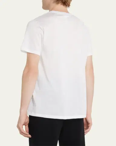 Hanro Men's Cotton Sporty Crewneck T-Shirt | Thumbnail 3 Hanro Men's Cotton Sporty Crewneck T-Shirt | Thumbnail 3