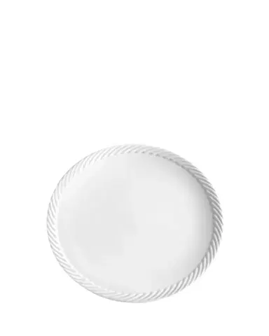 L'Objet Corde Dinner Plate, White | Thumbnail 1