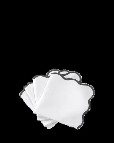 Matouk Casual Couture Scallop Napkins, Set of 4 | Thumbnail 2