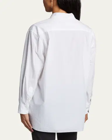 Nili Lotan Yorke Poplin Shirt | Thumbnail 3 Nili Lotan Yorke Poplin Shirt | Thumbnail 3