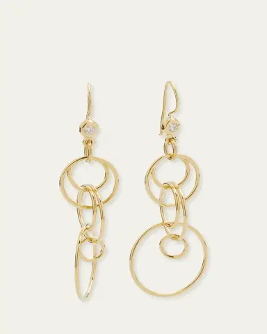 Ippolita Mini Jet Set Earrings in 18K Gold | Thumbnail 3