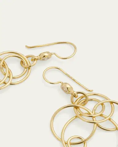 Ippolita Mini Jet Set Earrings in 18K Gold | Thumbnail 4