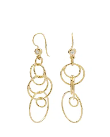 Ippolita Mini Jet Set Earrings in 18K Gold | Thumbnail 1