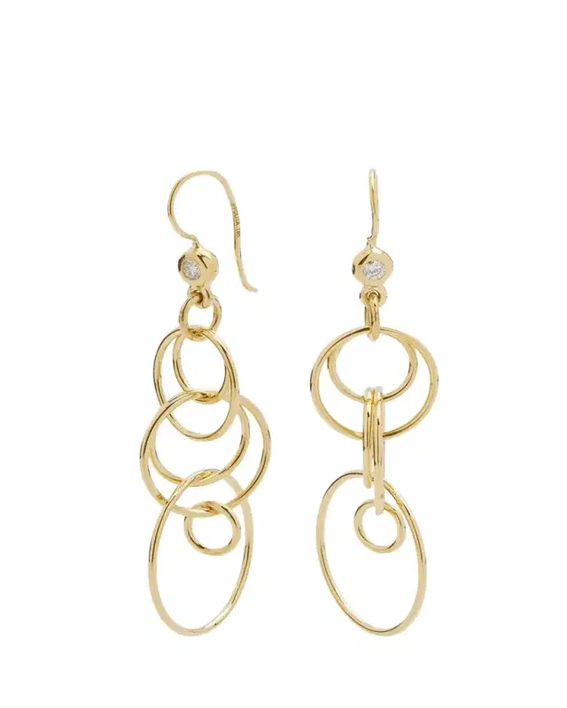 Ippolita Mini Jet Set Earrings in 18K Gold