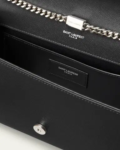 Saint Laurent Kate Medium YSL Crossbody Bag in Grained Leather | Thumbnail 4