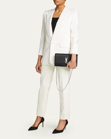 Saint Laurent Kate Medium YSL Crossbody Bag in Grained Leather | Thumbnail 5