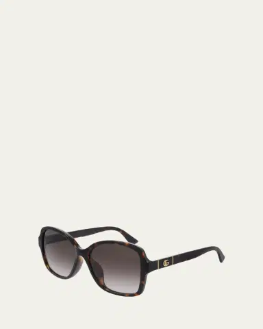Gucci Square Monochromatic Sunglasses | Thumbnail 2 Gucci Square Monochromatic Sunglasses | Thumbnail 2