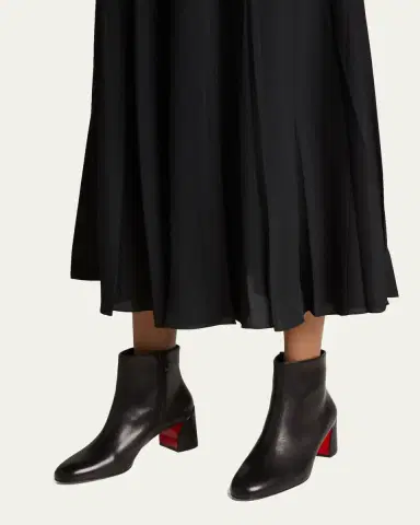 Christian Louboutin 55mm Turela Leather Side-Zip Booties | Thumbnail 6