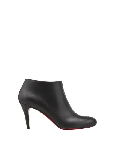 Christian Louboutin Belle Leather Red-Sole Ankle Booties | Thumbnail 1 Christian Louboutin Belle Leather Red-Sole Ankle Booties | Thumbnail 1