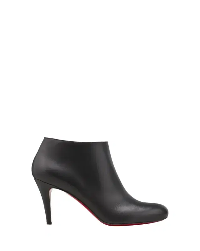 Belle Leather Red-Sole Ankle Booties