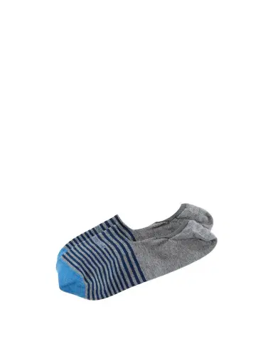 Marcoliani Invisible Touch Striped No-Show Socks | Thumbnail 1 Marcoliani Invisible Touch Striped No-Show Socks | Thumbnail 1