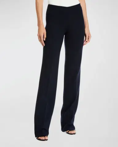 Akris Carole Straight-Leg Wool Double-Face Pants | Thumbnail 3 Akris Carole Straight-Leg Wool Double-Face Pants | Thumbnail 3