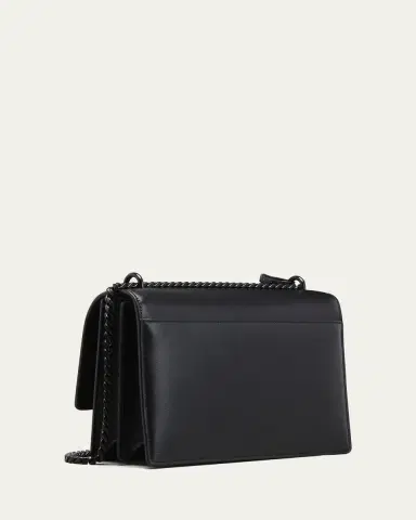 Saint Laurent Sunset Medium YSL Shoulder Bag in Smooth Leather | Thumbnail 8
