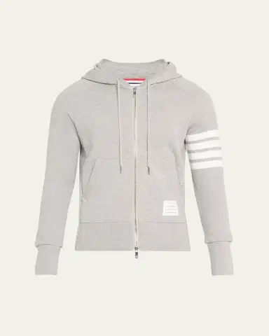 Thom Browne Four-Stripe Hoodie Sweatshirt | Thumbnail 6 Thom Browne Four-Stripe Hoodie Sweatshirt | Thumbnail 6