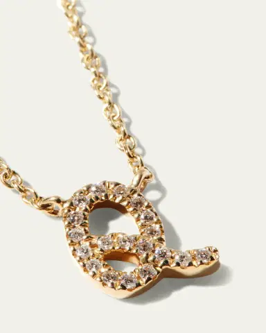 Sydney Evan Diamond nitial Pendant Necklace | Thumbnail 3 Sydney Evan Diamond nitial Pendant Necklace | Thumbnail 3