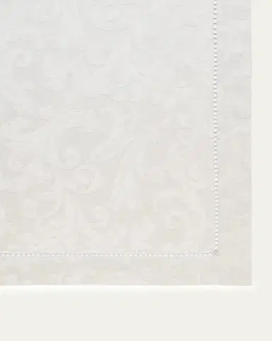 Sferra Acanthus Jacquard Round Tablecloth, 90"Dia | Thumbnail 2
