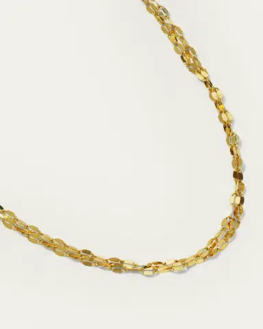 Lana 14K Gold Blake Two-Strand Choker Chain Necklace | Thumbnail 6