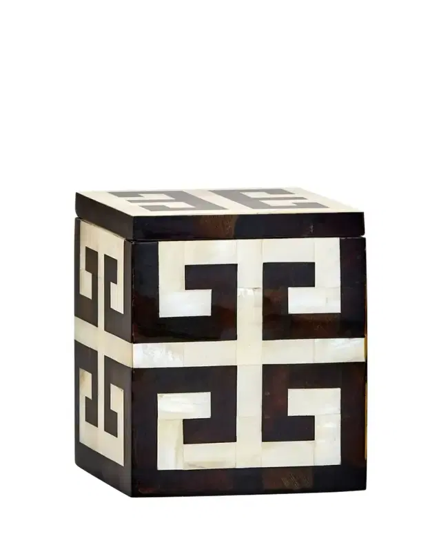 Labrazel Greek Key Canister