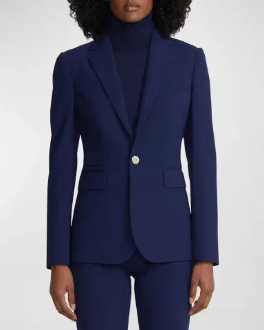 Ralph Lauren Collection Parker Wool Crepe Jacket | Thumbnail 3 Ralph Lauren Collection Parker Wool Crepe Jacket | Thumbnail 3
