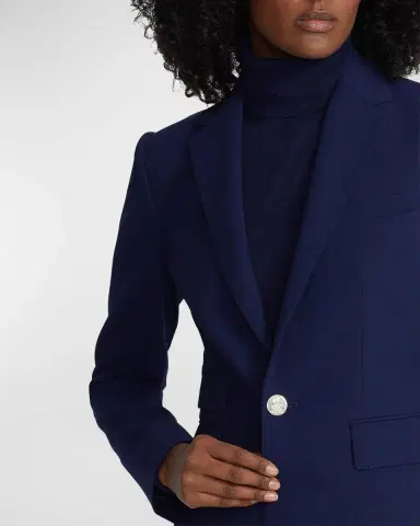 Ralph Lauren Collection Parker Wool Crepe Jacket | Thumbnail 5 Ralph Lauren Collection Parker Wool Crepe Jacket | Thumbnail 5