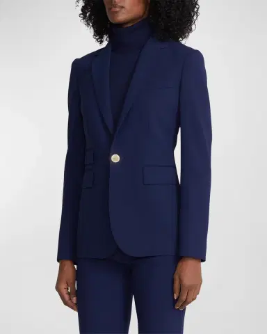 Ralph Lauren Collection Parker Wool Crepe Jacket | Thumbnail 6 Ralph Lauren Collection Parker Wool Crepe Jacket | Thumbnail 6