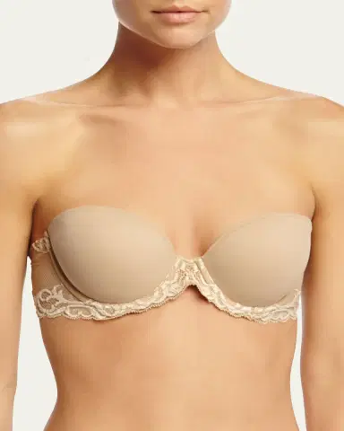 Natori Feathers Strapless Plunge Bra | Thumbnail 1 Natori Feathers Strapless Plunge Bra | Thumbnail 1