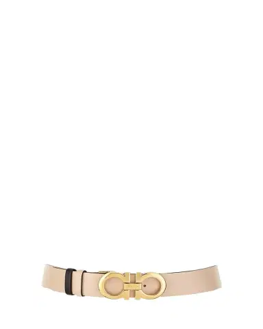 Ferragamo Gancini-Buckle Reversible Leather Belt | Thumbnail 1