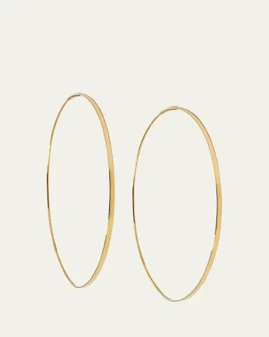 Lana Flat Magic 14K Gold Hoop Earrings | Thumbnail 2 Lana Flat Magic 14K Gold Hoop Earrings | Thumbnail 2