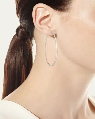 Lana Flat Magic 14K Gold Hoop Earrings | Thumbnail 7 Lana Flat Magic 14K Gold Hoop Earrings | Thumbnail 7