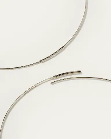 Lana Flat Magic 14K Gold Hoop Earrings | Thumbnail 9 Lana Flat Magic 14K Gold Hoop Earrings | Thumbnail 9