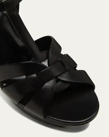 Saint Laurent Tribute Leather Platform Sandals | Thumbnail 8 Saint Laurent Tribute Leather Platform Sandals | Thumbnail 8