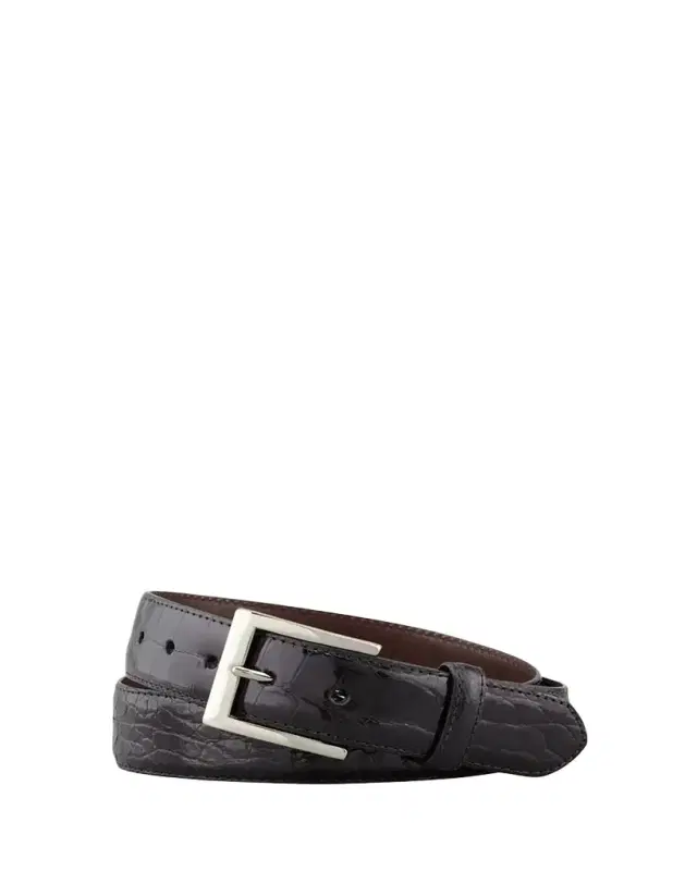 Glazed Alligator Belt