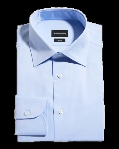 Zegna Men's Trofeo Regular-Fit Dress Shirt | Thumbnail 3 Zegna Men's Trofeo Regular-Fit Dress Shirt | Thumbnail 3