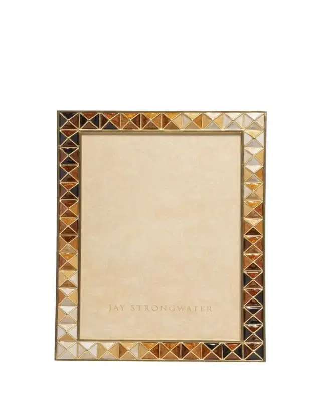 Jay Strongwater Pyramid Frame, 5" x 7"