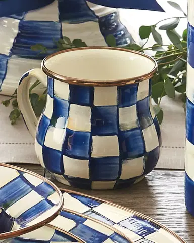 MacKenzie-Childs Royal Check Mug | Thumbnail 2 MacKenzie-Childs Royal Check Mug | Thumbnail 2