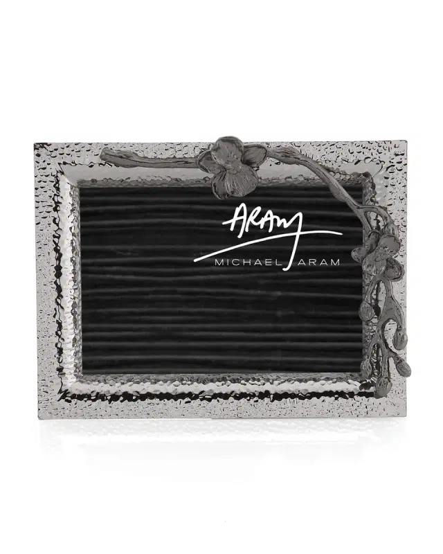 Black Orchid Picture Frame, 4" x 6"