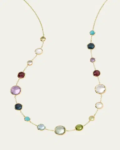 Ippolita Lollitini Short Necklace in 18K Gold | Thumbnail 6 Ippolita Lollitini Short Necklace in 18K Gold | Thumbnail 6