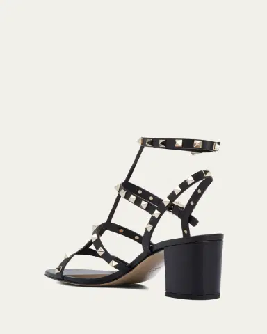 Valentino Garavani Rockstud Leather 60mm City Sandals | Thumbnail 4 Valentino Garavani Rockstud Leather 60mm City Sandals | Thumbnail 4