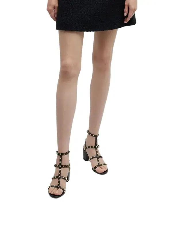 Valentino Garavani Rockstud Leather 60mm City Sandals